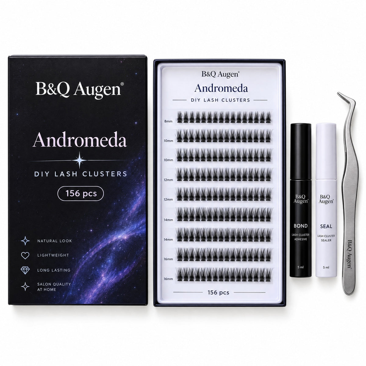 B&Q Augen Lash Clusters DIY Andromeda 156 pcs
