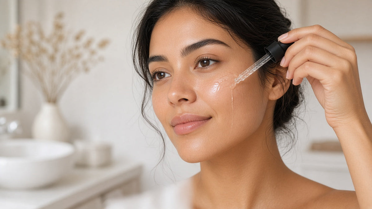 Aplicación mujer — The Ordinary Niacinamide 10% + Zinc 1%